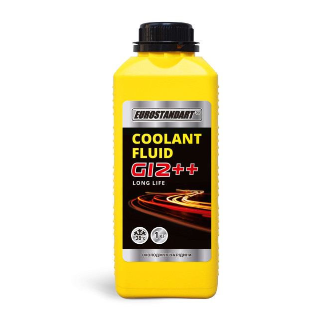 Охолоджувальна рідина EUROSTANDART COOLANT FLUID G12++ готовий